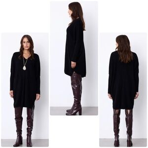 BELLA CASHMERE PONCHO DRESS